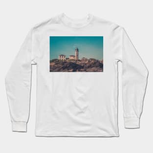 Beavertail Lighthouse Rhode Island Long Sleeve T-Shirt